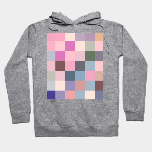 Patchwork, Pastel, Multi Colour Hoodie by OneThreeSix